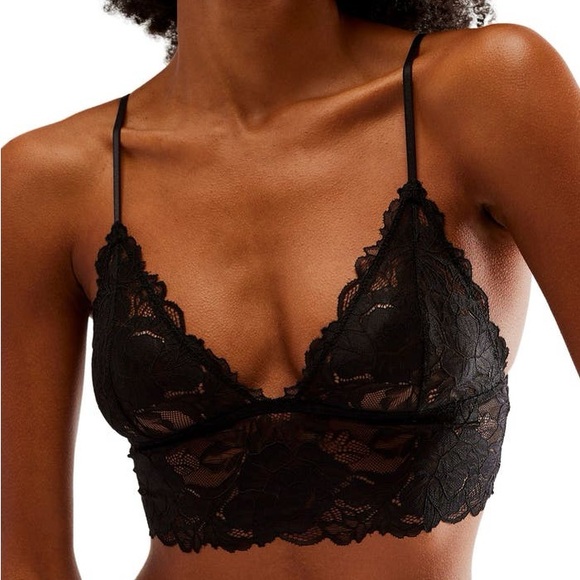 Intimately Free People Everyday Lace Longline Bralette - Picture 1 of 5